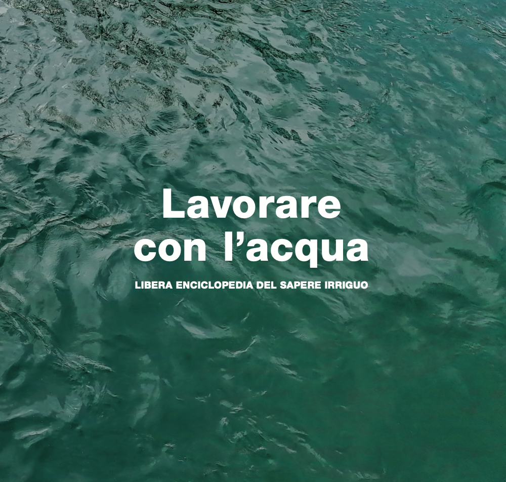 Lavorare con l’acqua – Cover progetto